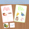 Alphabet Matching Activity for Kids | A-Z Letter & Beginning Sounds Game | Preschool Printable