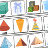 3D Shapes Matching Activity | 3D Shapes Sorting Game | Preschool & Kindergarten Math Printable